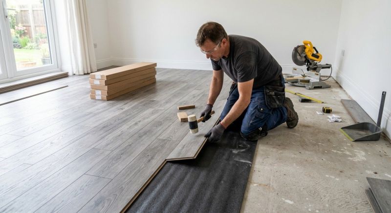Laminate Floor Installation in Natick, MA