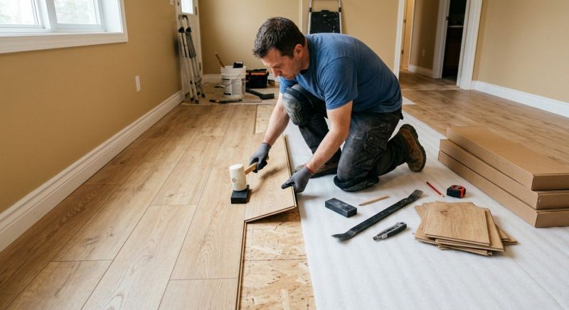 Laminate Floor Installation in Rowley, MA