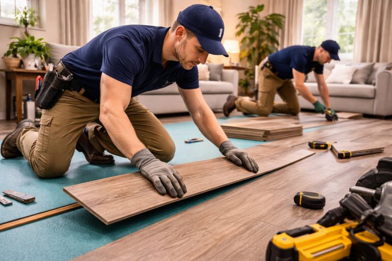 Laminate Floor Replacement in Norfolk County, MA