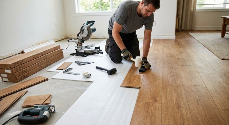 Laminate Flooring Replacement in Middlesex County, MA