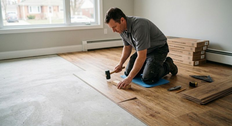 Linoleum Floor Installation in Watertown, MA