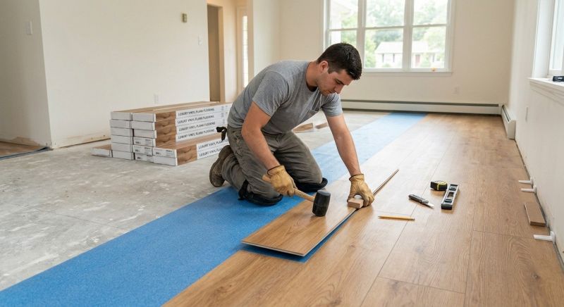 Lvt Flooring Installation in Lowell, MA