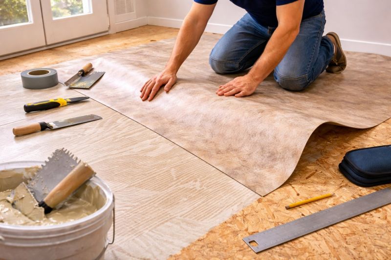 Sheet Flooring Installation in Danvers, MA