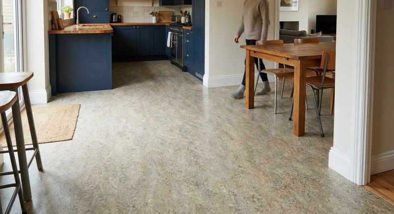 Sheet Linoleum Installation in Newton, MA