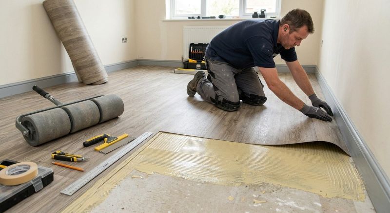 Sheet Vinyl Installation in Peabody, MA