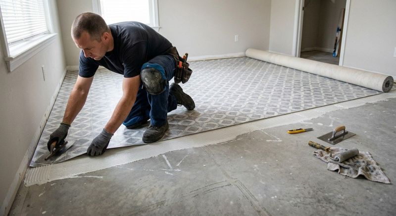 Sheet Vinyl Installation in Peabody, MA
