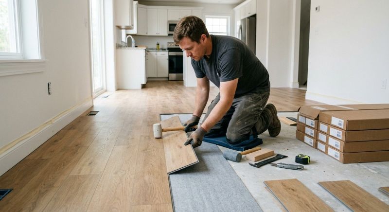 Vinyl Flooring Installation in North Reading, MA
