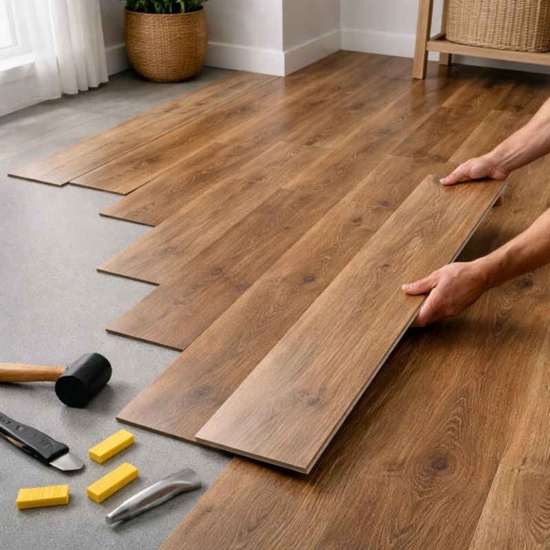 Vinyl Plank Floor Installation in Middlesex County, MA
